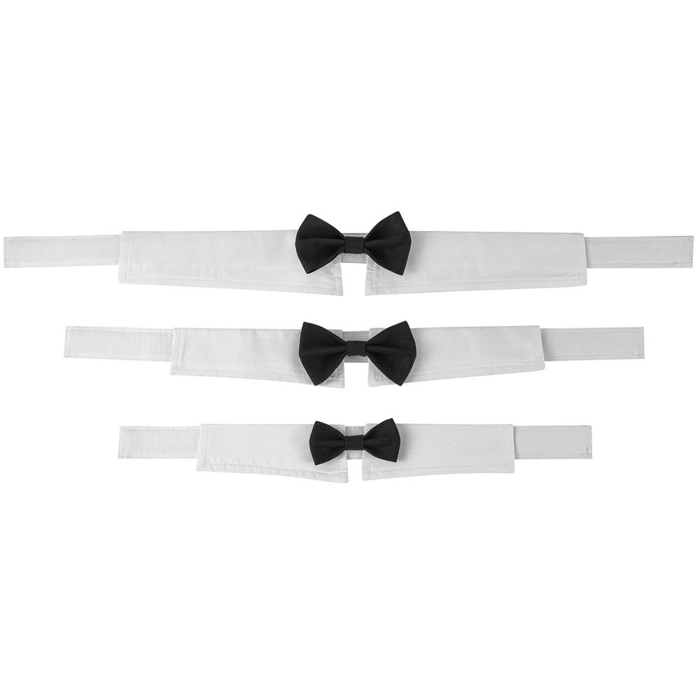 Stylish Adjustable Dog Bow Tie with Magic Sticker