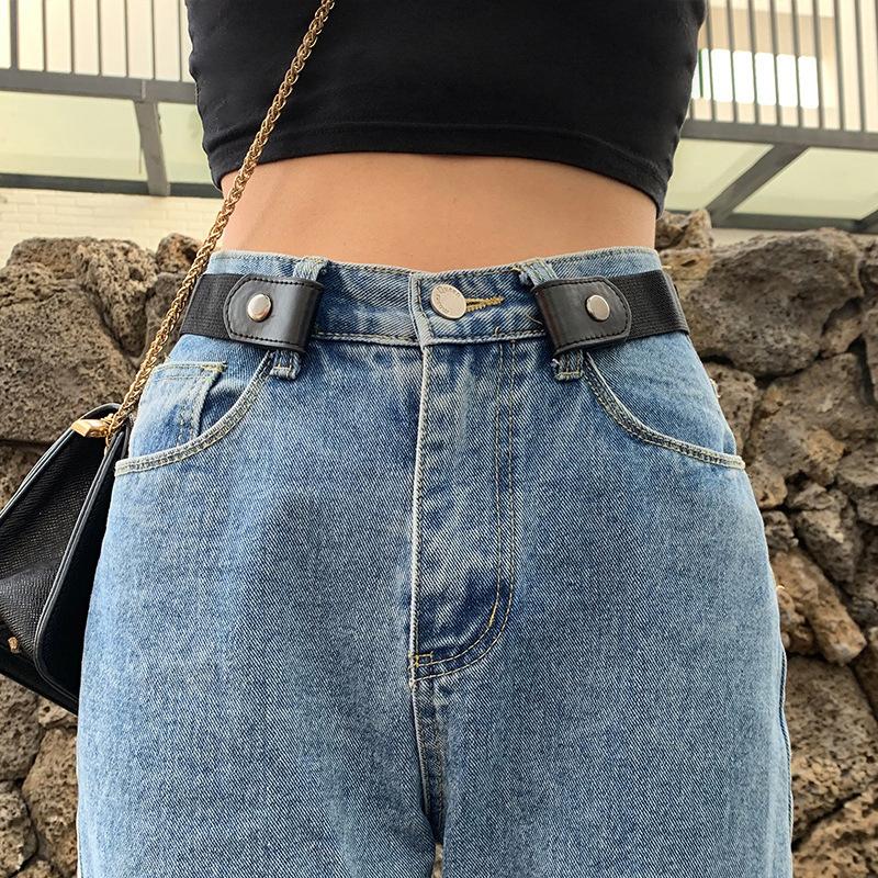 New Buckle-Free Elastic Invisible Belt For Jeans Belt Without Buckle Easy Belts Women Men Stretch No Hassle Belt