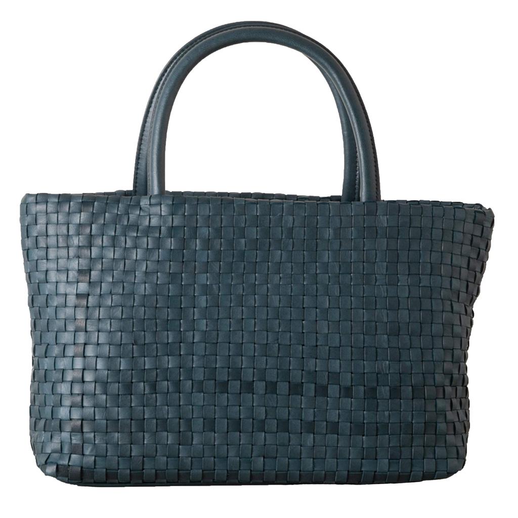 BAG Since Imai Bag Totrue Genuine Leather Horseskin Handbag Braided Mesh Elegant Daily [IMAI 1977] Women's (33162 Blue)