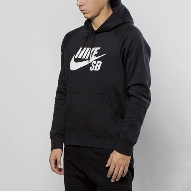 Nike Sweatshirts Men's Black Hooded Moderate Regular 846886-010