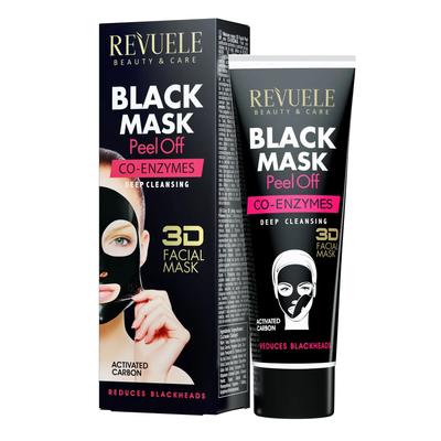 Black Facial Mask-Film with Coenzymes 80 Ml