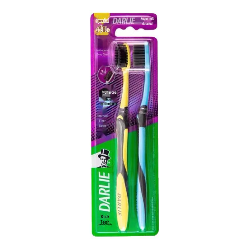 

Darlie Carbon Clean Soft Bristle Toothbrushes