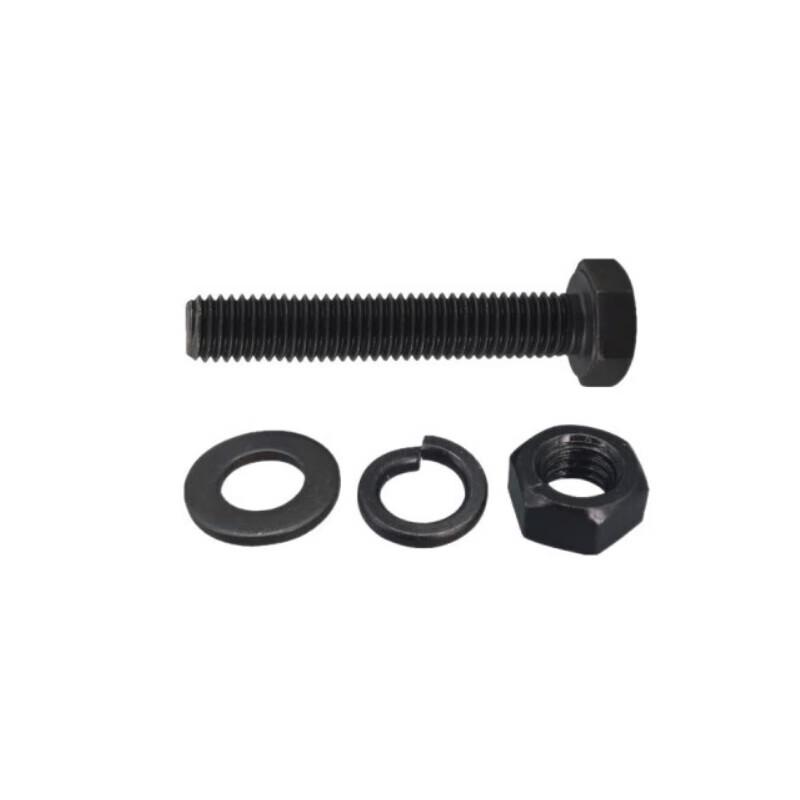 8.8 Grade Black External Hex Bolt, Nut & Washer Set