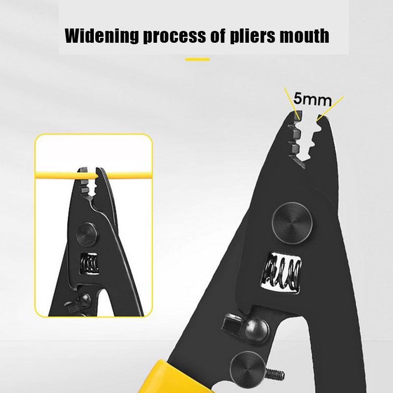 Cfs-3 Three-Port Fiber Optical Stripper Pliers Wire Strippers For Ftth Stripping