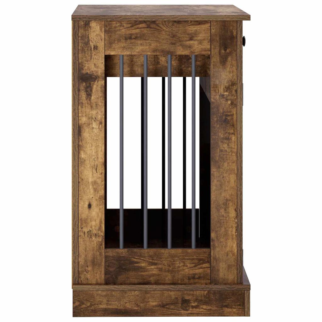 vidaXL Dog Crate Furniture Smoked Oak 90 X 47.5 X 80 Cm