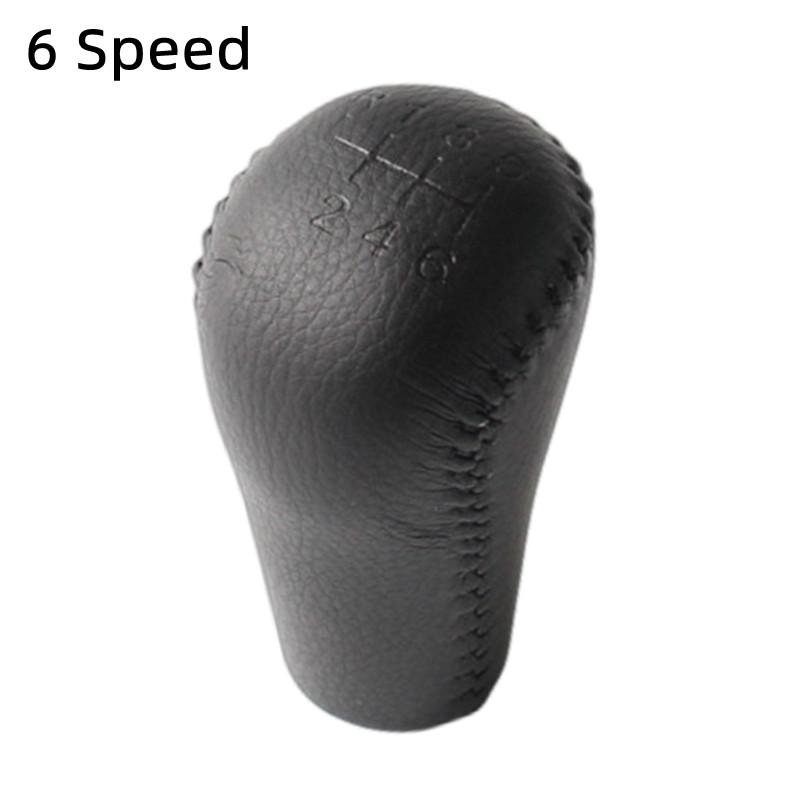 5/6 Speed Manual Leather Gear Shift Knob Head For Toyota Prado LC120 Land Cruiser 4Runner Hilux Surf Car Styling Accessories