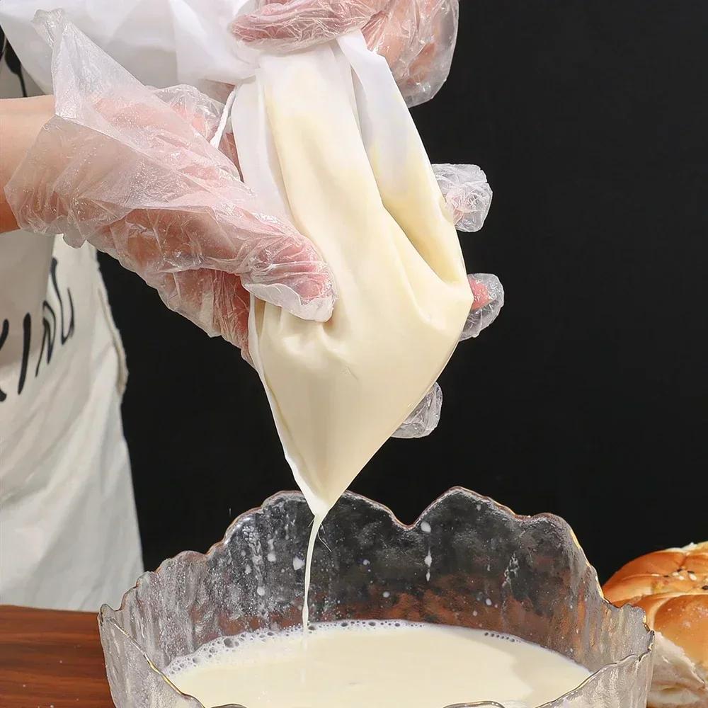 5 bucăți strecurătoare cu plasă fină de bucătărie, pungi reutilizabile pentru lapte cu nuci, strecurătoare, pungă din nailon nealbită din pânză de brânză, filtru de iaurt pentru brânză