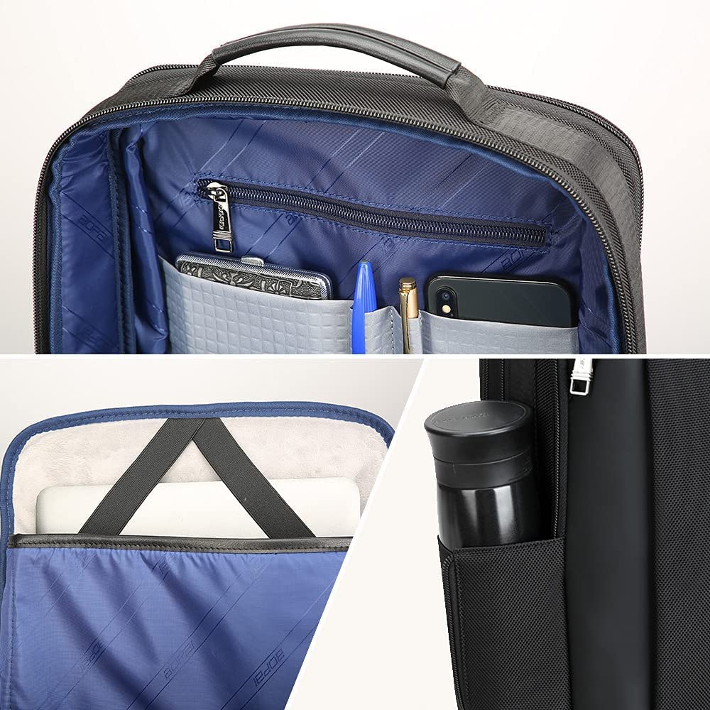 Rucsac de Afaceri BOPAI pentru Bărbați, Capacitate Mare, Impermeabil 3-Way4-Way, cu Port de Încărcare USB, Geantă pentru Laptop cu Capacitate Suplimentară, Perfect pentru Naveta,