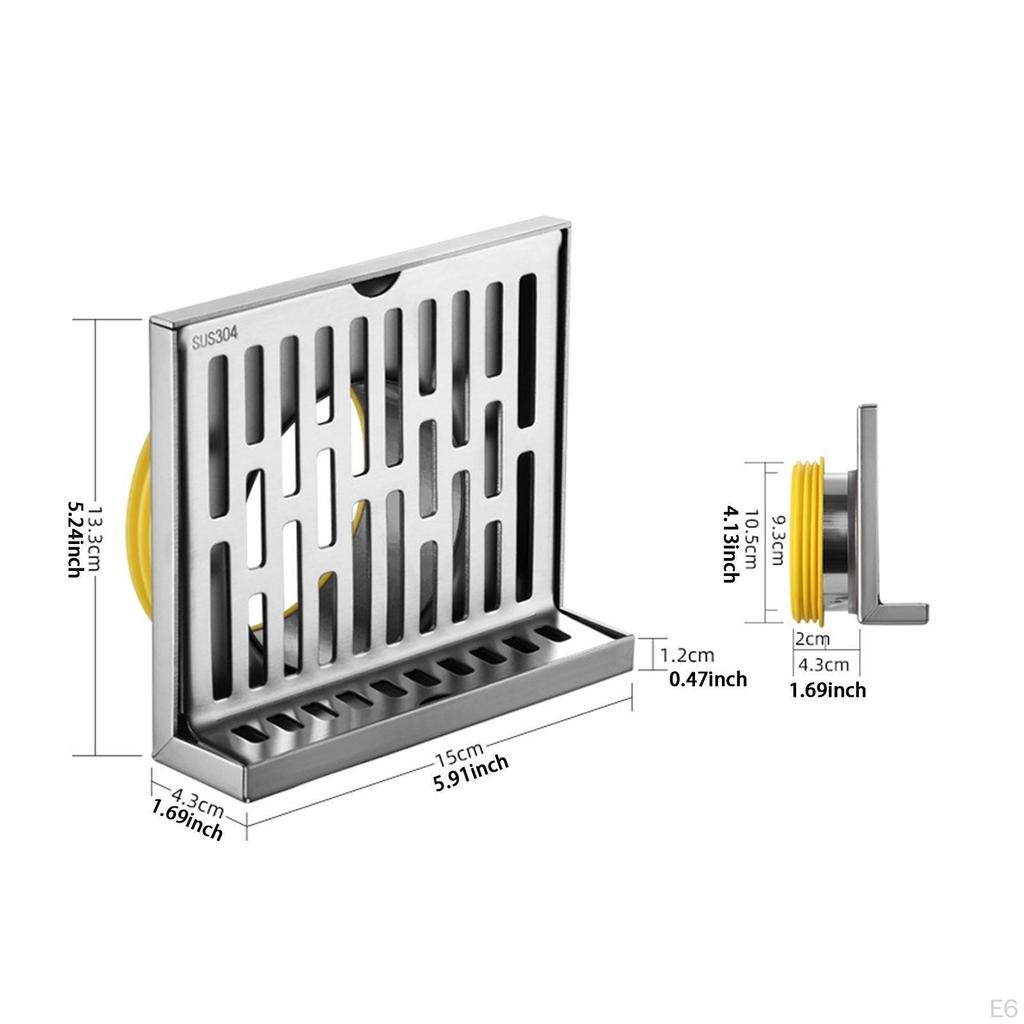 90 Degree Corner Drain for Horizontal In Showers and Balconies