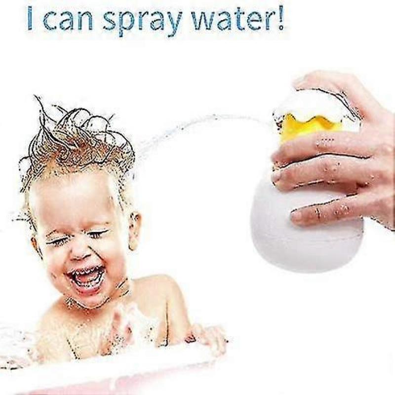 Děti Miminko Koupání Plavání Hračka Vejce Stříkající Voda Postřikovač Dárky - Žlutá Kachnička