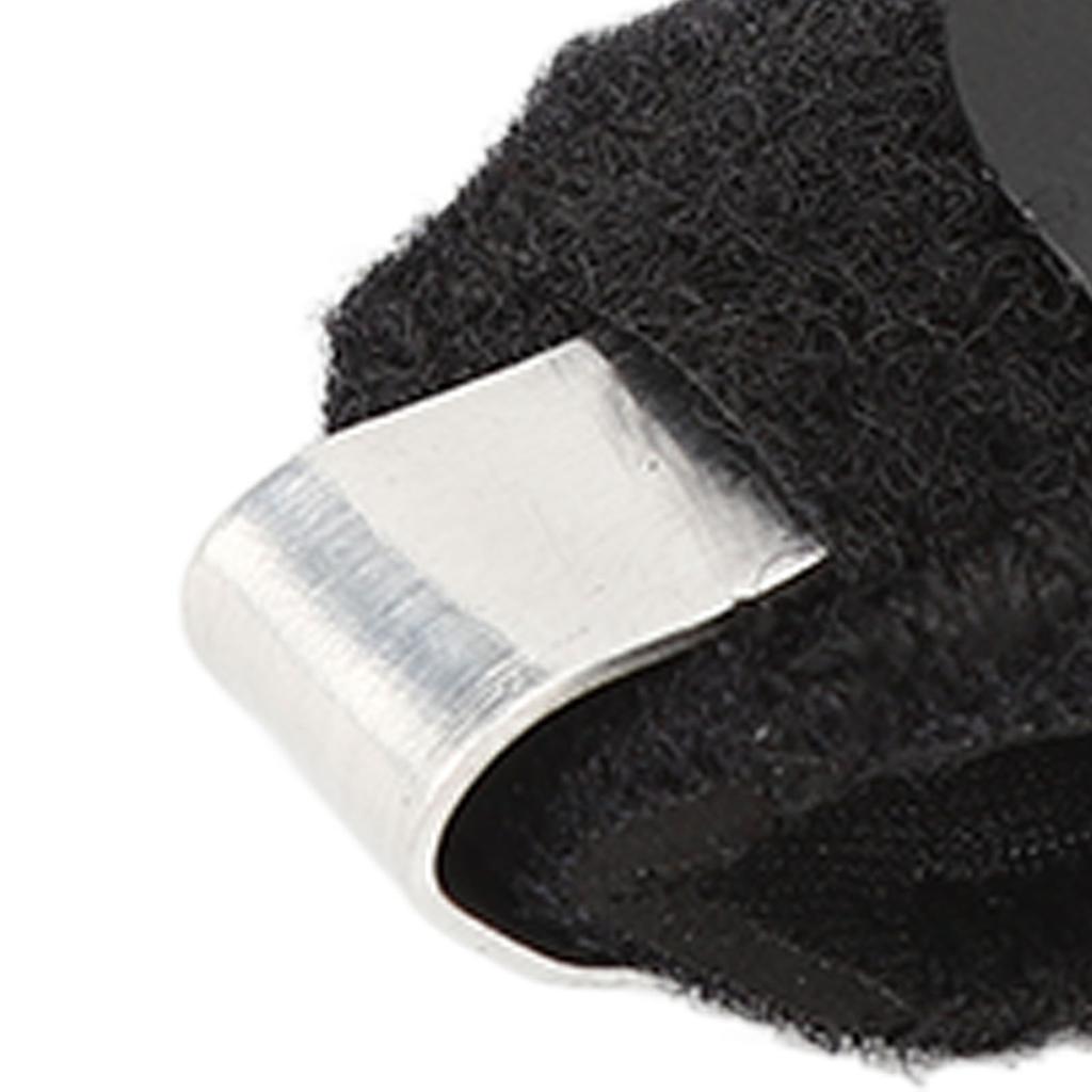 Hammer Toe Corrector Claw Fixation Aluminum Plate Toe Stabilizer for Children Adults Black