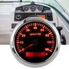 85mm 0‑8000RPM Tachometer 7 Colors Backlight IP67 Waterproof Pointer Type for Boat Marine RV 9‑32VBlack