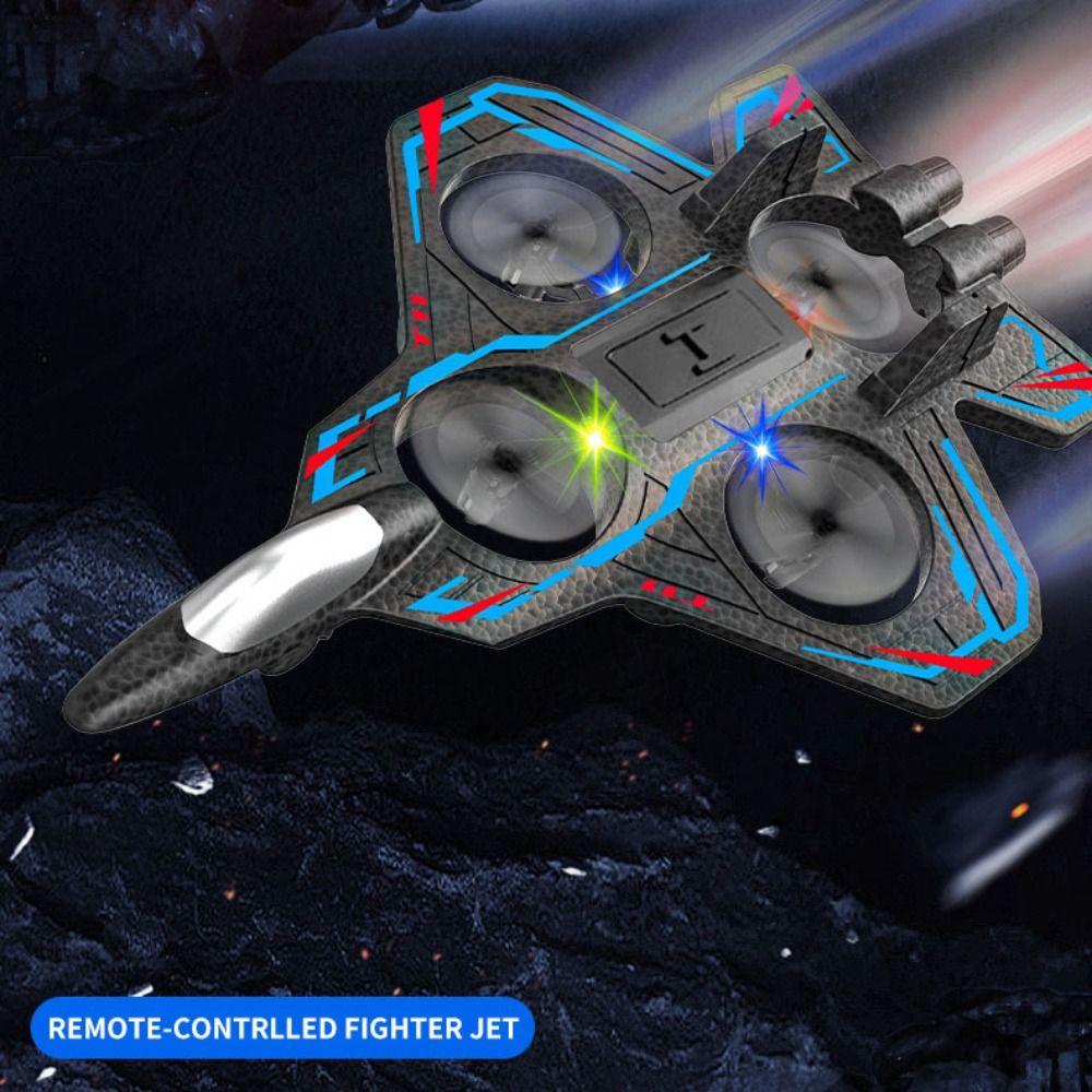 Schwerkraftgesteuertes Vier-Motoren-Hubschrauberspielzeug Wiederaufladbares RC Hobby-Jetflugzeug Kindergeschenke