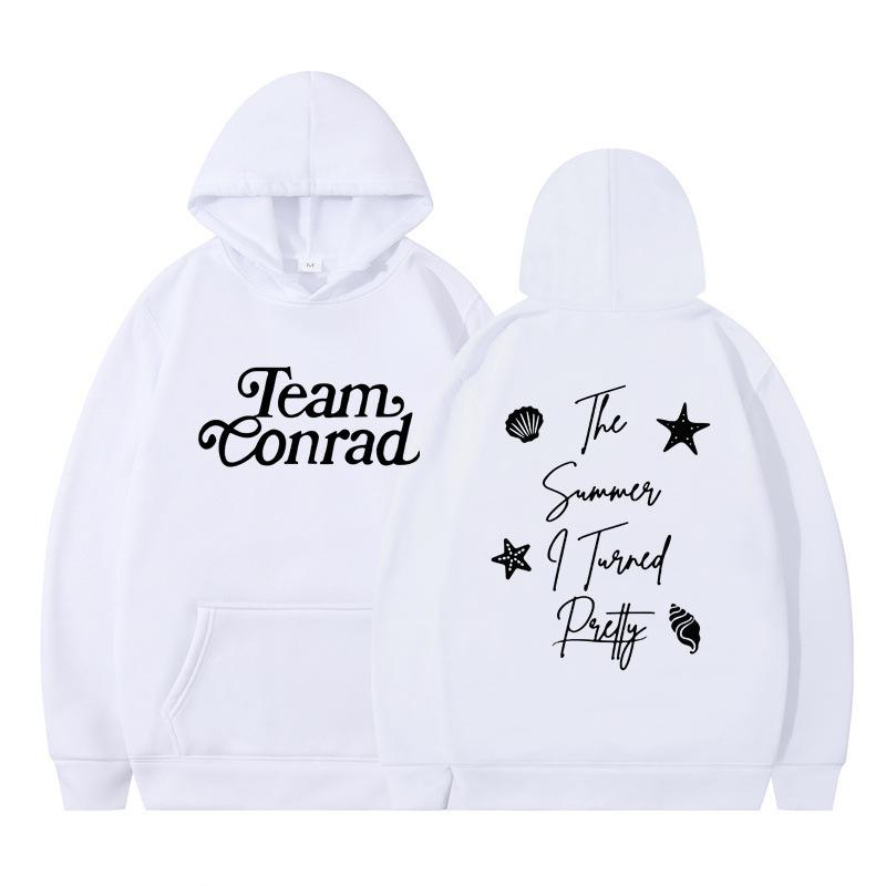 The Summer I Turned Pretty Printed Loose Hooded Sweater Hoodie