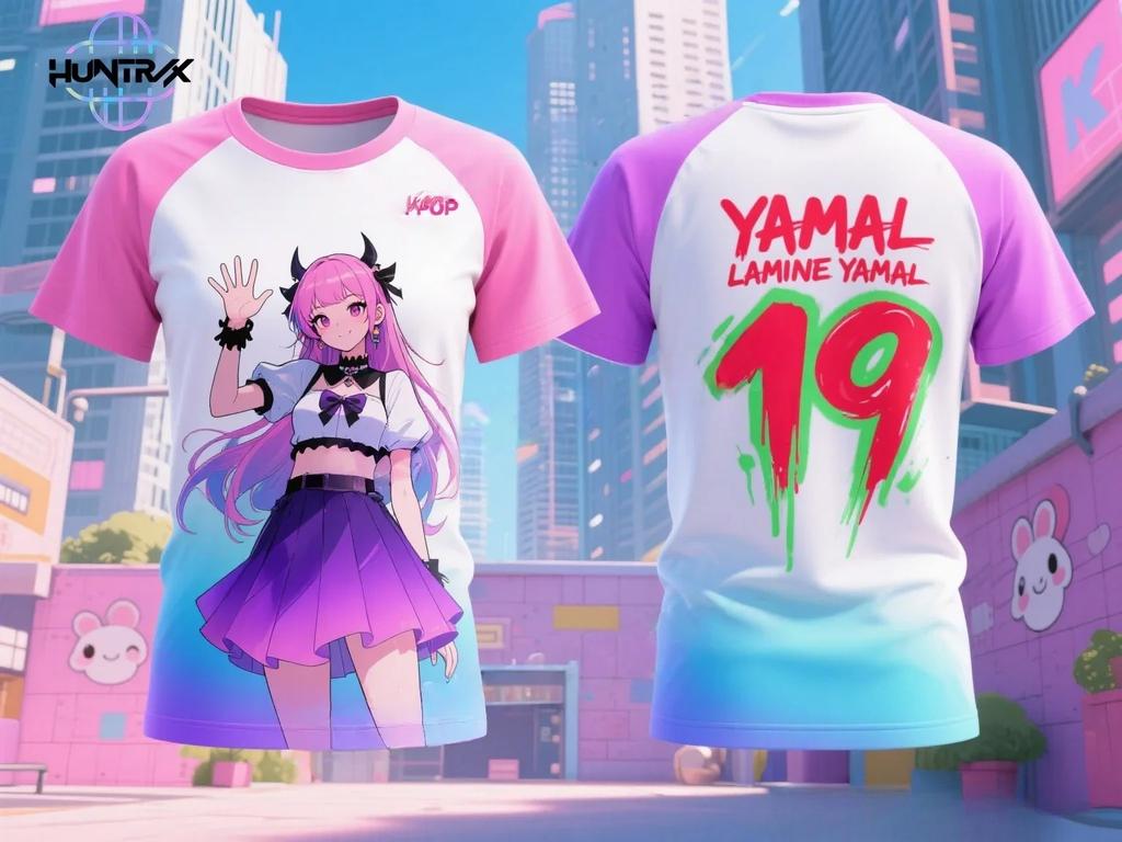 T-Shirts Girls Children's Cartoon Printed Fashion Short Sleeve T-Shirt Casual Fashion Summer Girls Short Sleeve Clothing Top