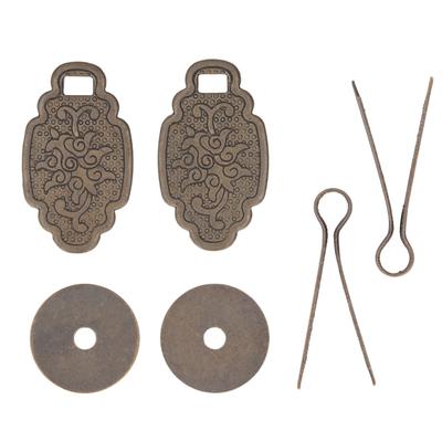 Antique Handle Retro Design Exquisite Beautiful Corrosion Resistant Brass Handle for Drawer Cabinet Door