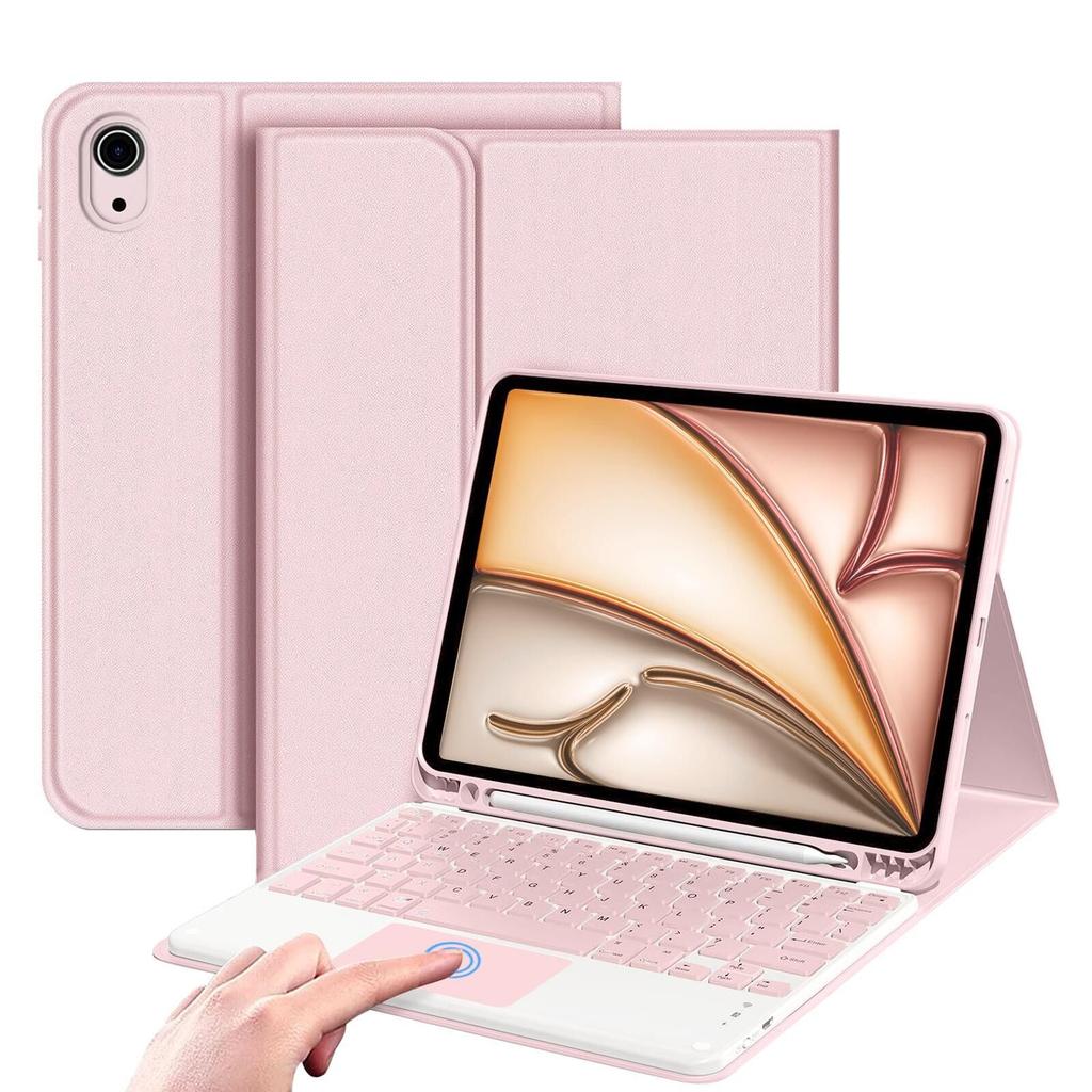 Cover For iPad Air 11 inch M2 M3 Tablet Case with Keyboard for iPad Air 5 Air 4th Gen 10.9 inch Keyboard Case Funda