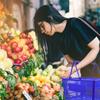 1Pcs Plastic Handheld Storage Basket Practical Shopping Basket for Supermarket Mall Grocery Vegetable Sundries Organizer