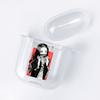 Demon Slayer Nezuko Zenitsu Tanjirou Transparent Airpods Case for Funda Airpods 2/1 Cover Kimetsu No Yaiba Soft TPU Case Coque