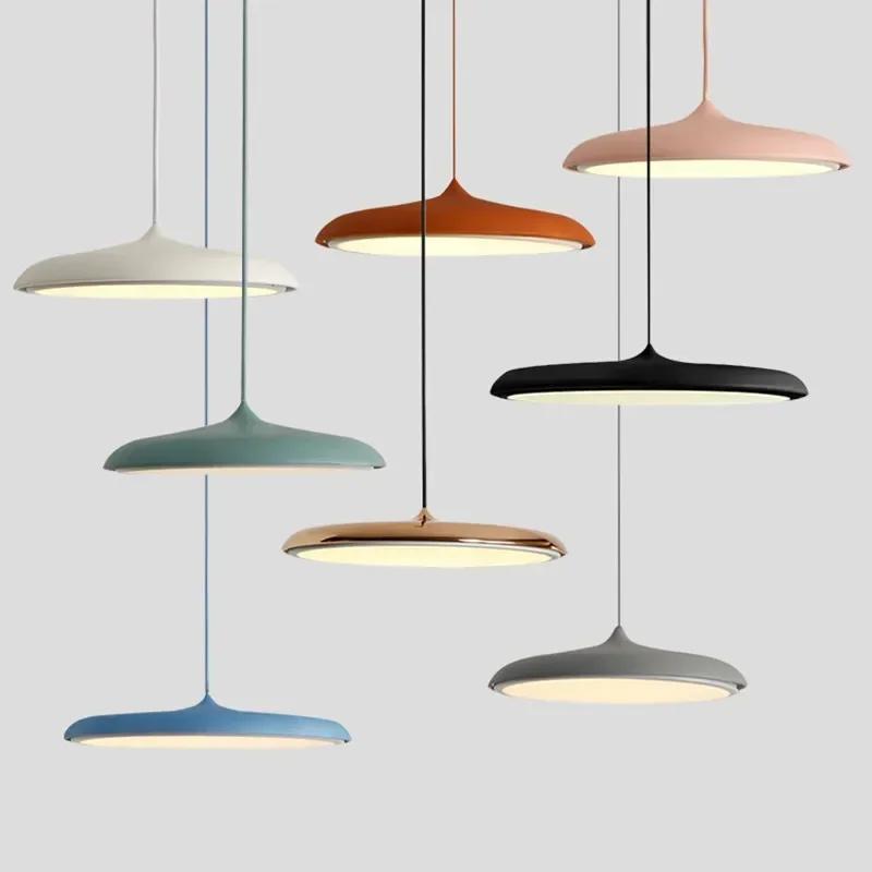 Nordic Hanging Lamp gold/copper color pendant light Lampshade Luminaire LED Bedroom/Kitchen island/shop window Home Lighting