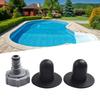 Robinet de drenaj negru practic pentru pentru drenarea Adaptor furtun piscină 32mm P6H1419
