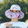 Women's UV Protection Wide-Brim Hat with Sunshade and Dustproof Mask for Outdoor Travel and Leisure