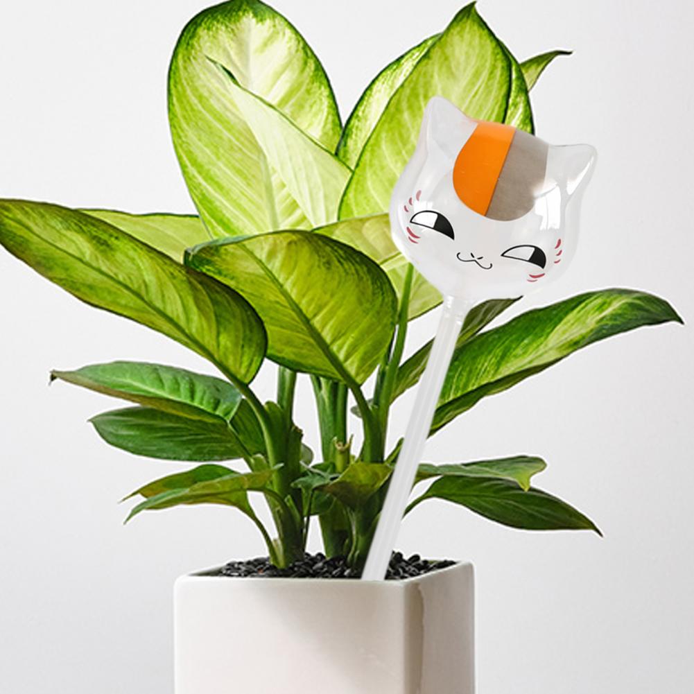 Self Watering Globes Glass Cat-shaped Plant Watering Bulbs Automatic Self-watering Globes for Indoor Outdoor Potted Plants