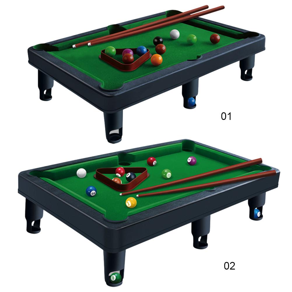 Tabletop Snooker Game with 2 Sticks & Balls Snooker Sports  Portable Stress Relief Home Office Desk Games