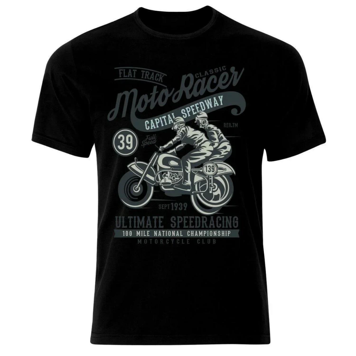 

Motocross Motorcycle Bike Rider T-Shirt 100% Cotton O-Neck Short Sleeve Summer Casual Mens T-shirt Streetwear S чёрный