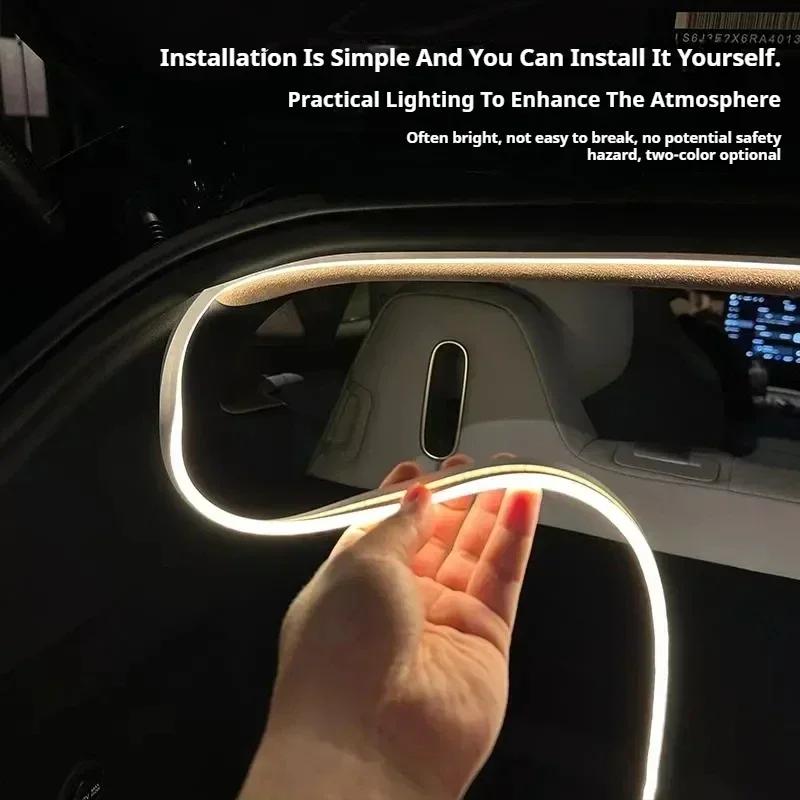 Rear Trunk LED Light Bar Strips Trunk Interior Decorative Lamp Strip Fit for Kia Ceed Cee'd XCeed Auto Interior Accessories