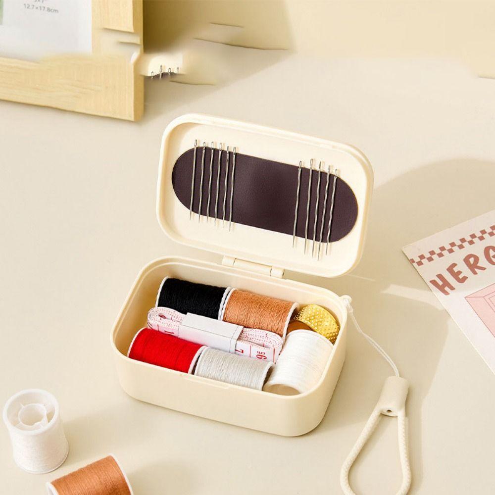 Space Saving Sewing Set Easy Sewing Manual Sewing Tool Kit Needle and Thread Box  Household