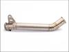 Exhaust Pipe for DUKE690 Motorcycle: Titanium Alloy Mid-Section with Bend Pipe Connector.