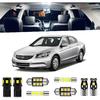 12-Pieces Accord LED Interior Light Kit for Honda Accord 2003 2004 2005 2006 2007 2008 2009 2010 2011 2012 White 6000K Interior LED Lighting Package