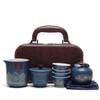 With Handle Travel Tea Set Cerc Material Chinese Congou Tea Set Tea Making Equipment  Gift Giving