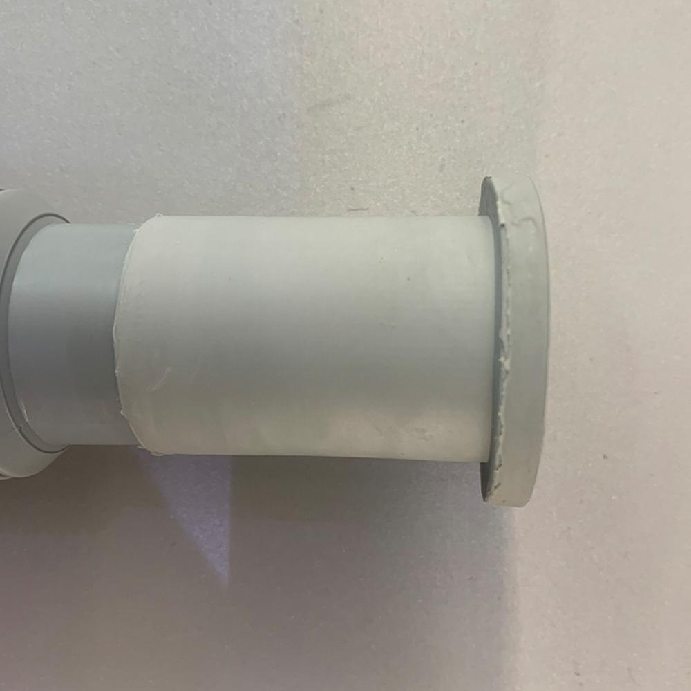 White 1-Pack Expandable Flexible Kitchen Sink Sewer Pipe Bathroom Drains Tube Wash Basin Plumbing Rainwater Down Spout Hose