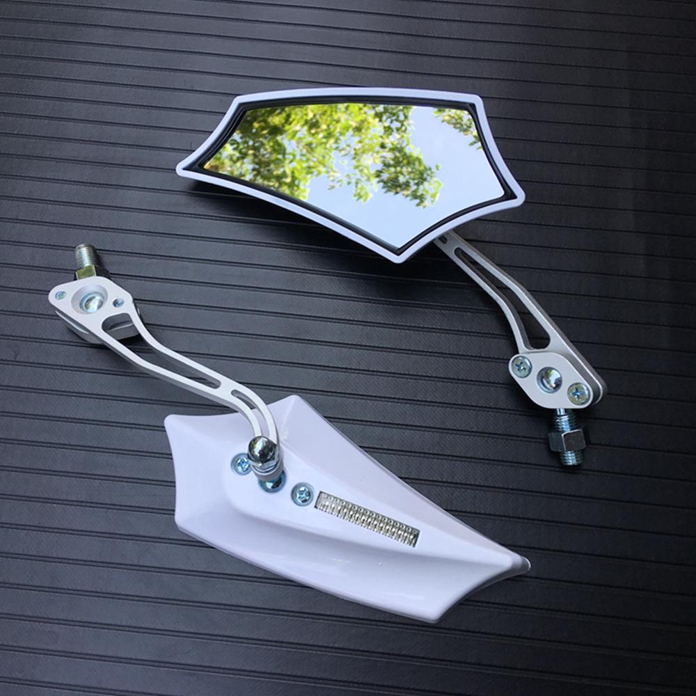 8 Colors Motorbike Motorcycle Rear View Mirror Moto Accessories Unviersal 8MM 10MM Scooter Mirror Motocross Rearview