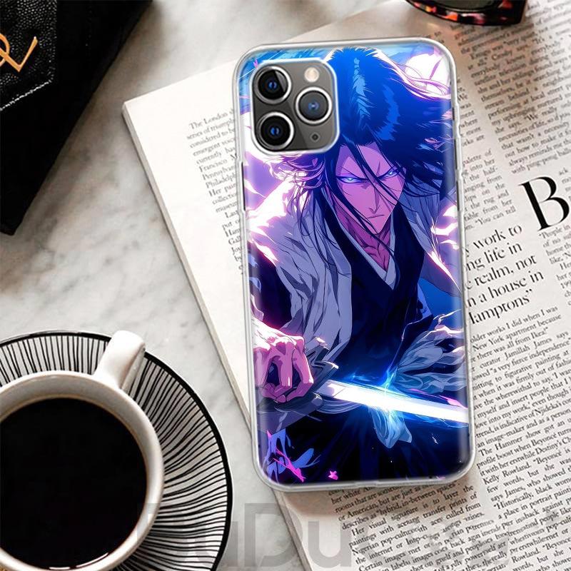 Bleach Kuchiki Byakuya Cover For iPhone 17 Air 16 16E 15 Pro Max 14 Plus 13 Mini Phone Case 12 11 7 8 SE Customized Print Shell