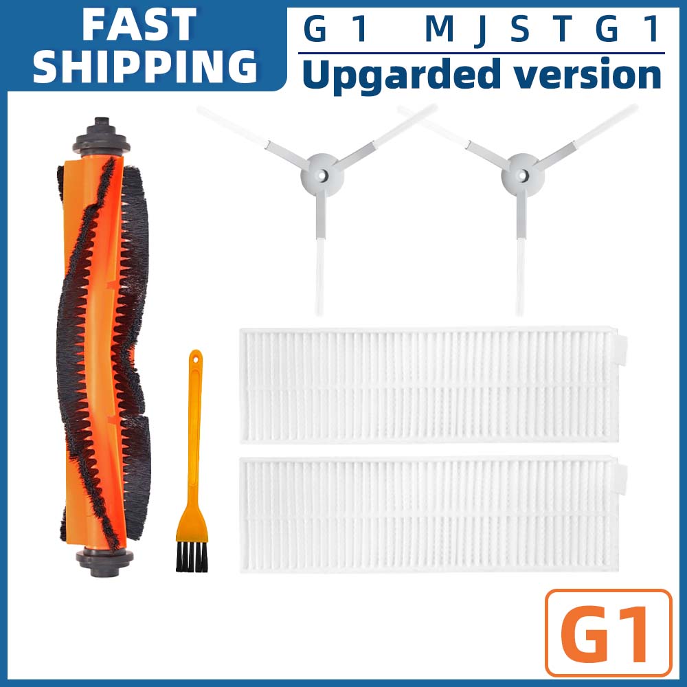 Compatible For Xiaomi Mijia G1 MJSTG1 SKV4136GL Mi Robot Vacuum Mop Essential Spare Part Main Side Brush Hepa Filter Mop Pad