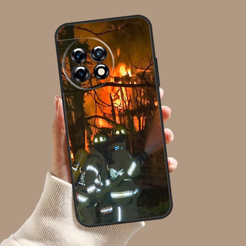 Firefighter Heroes Fireman Case For OnePlus Nord CE 5 2 3 4 Lite N20 N30 OnePlus 15 13 12 11 9 10 Pro 13R 10T 13T Cover