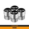  4Pcs Metal Car Wheel Tire Valves Caps Waterproof Dustproof Cover For Honda Civic Fit Accord City Vezel CR-V S660 Odyssey HR-V rlsh58