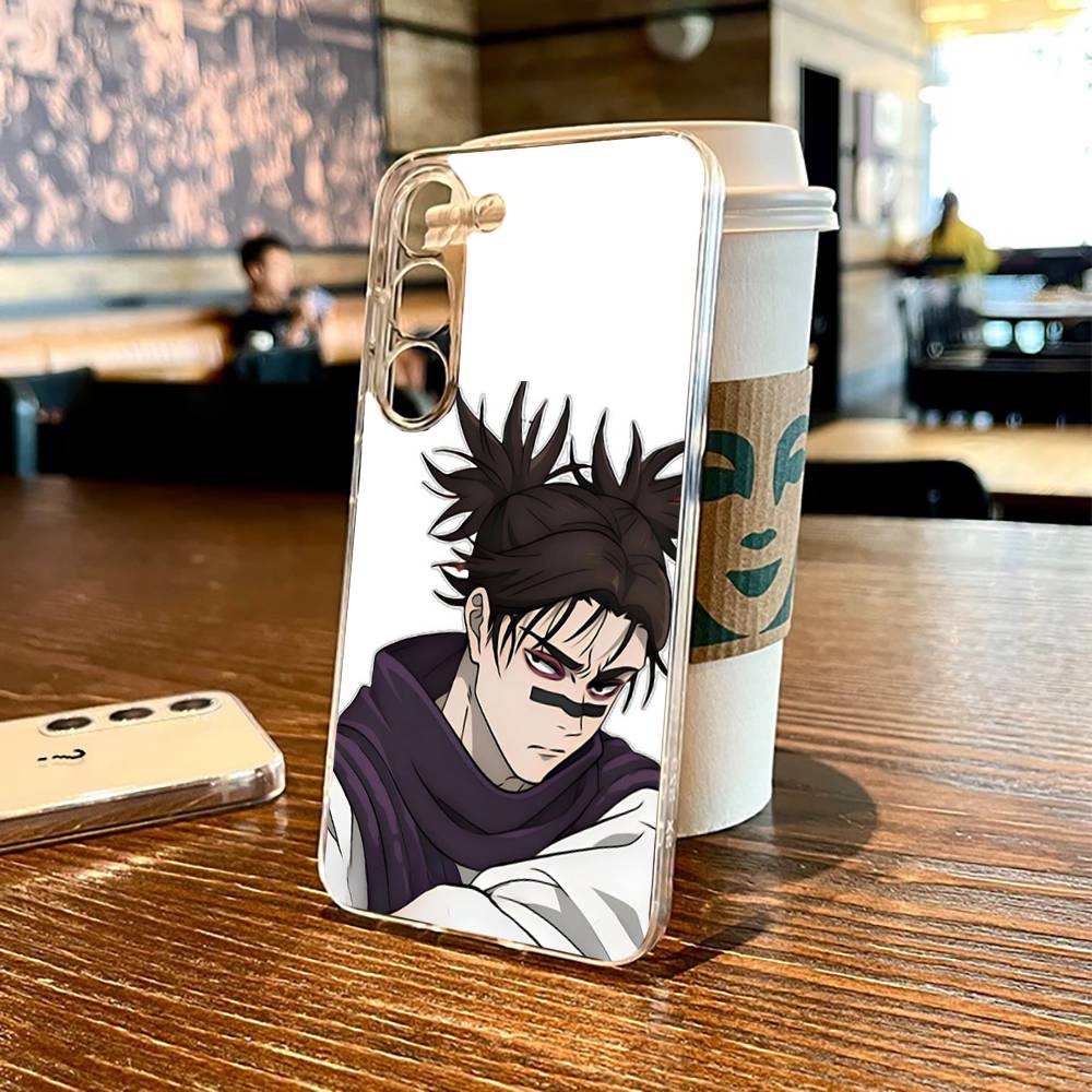 Anime Choso Phone Case For SamsungS25,24,21,22,23,30,Ultra,20,Plus,Fe,Lite,Note,10,9,5G Transparent Cover