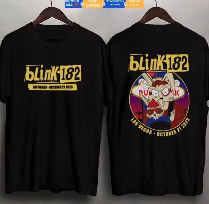 

Blink-182 Las Vegas October 212023 T-Shirt Tour 2023 concert Gift fans Unisex T-Shirt XXL