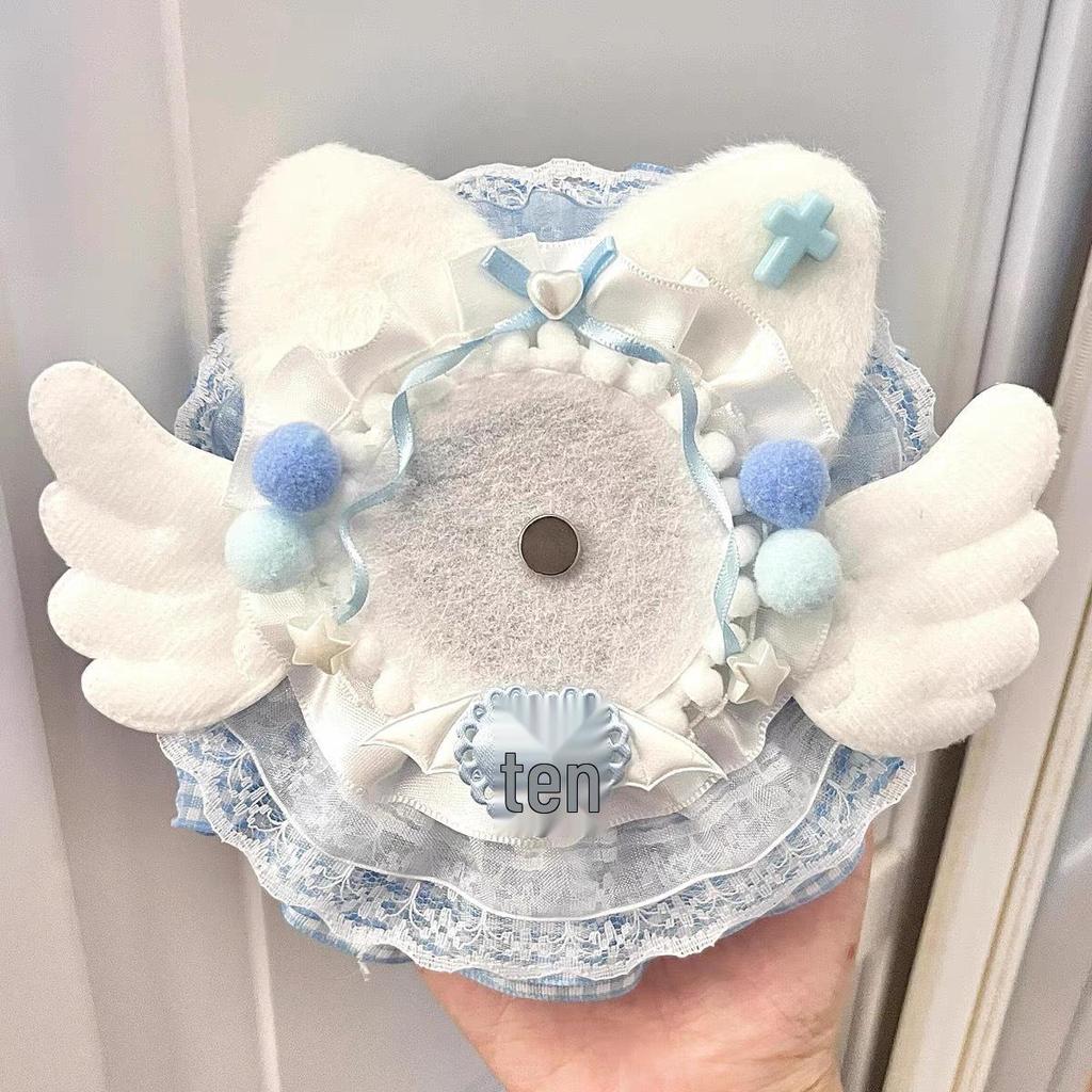 Cute Cat Ear Angel 58MM Anime Character Gumi Button Badge Holder DIY Decoration