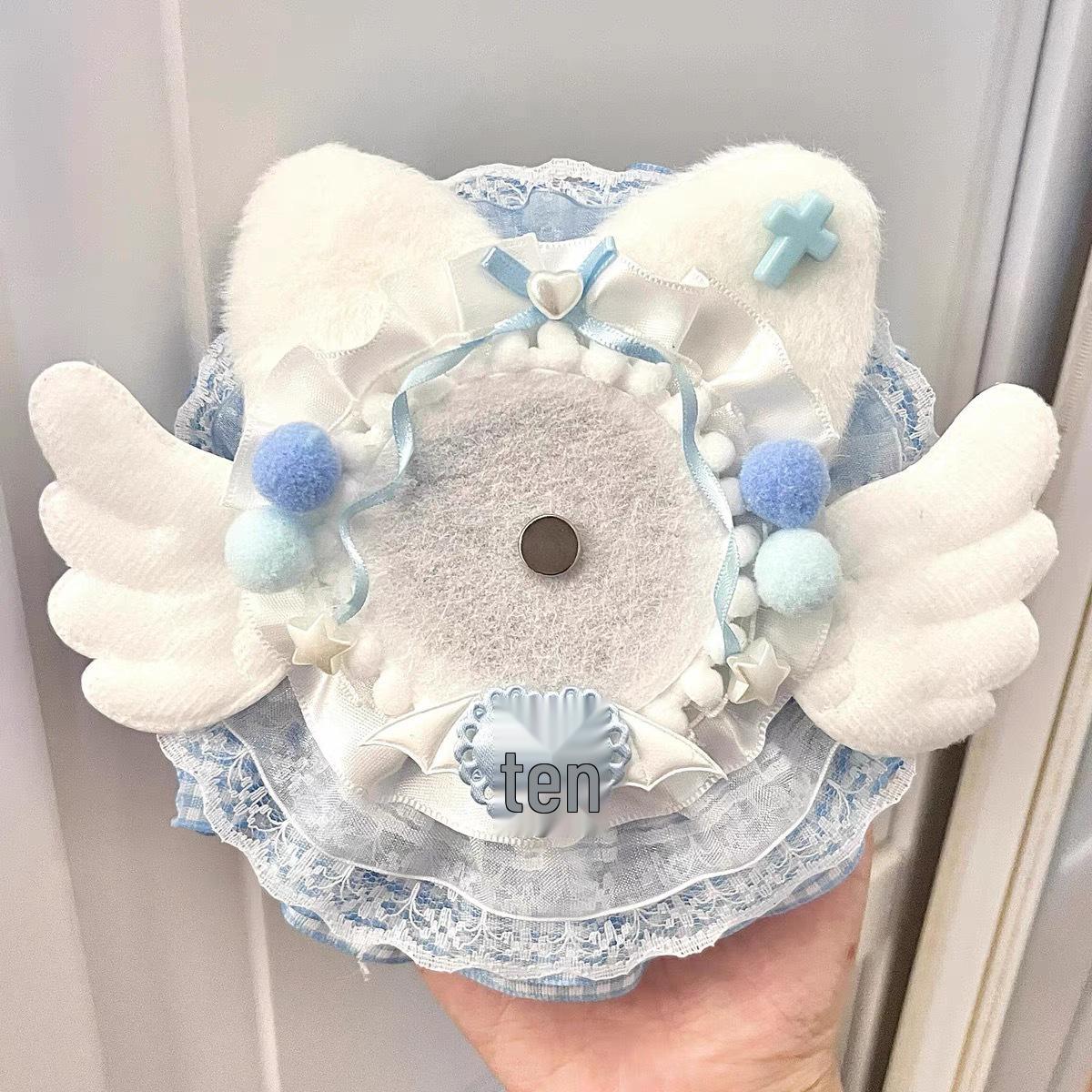 

Милый кошачий ушко ангел 58 мм аниме персонаж Гуми значок-кнопка держатель DIY украшение