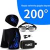 Ensemble Short de Bain et Lunettes pour Homme Grande Taille