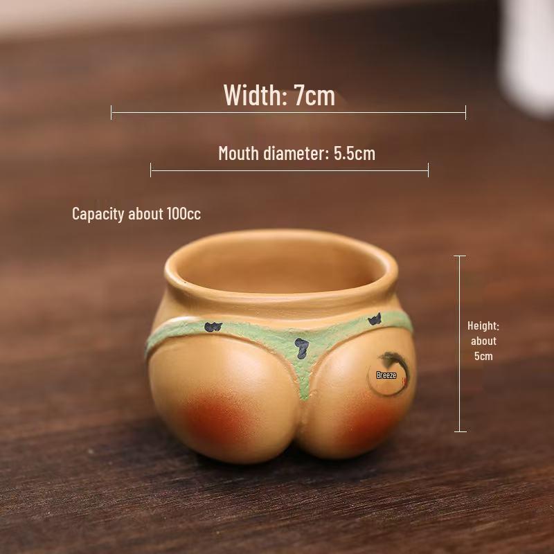 Yixing Zisha Patrick Star Teapot Set: Creative Tea Ceremony Cute Ornament