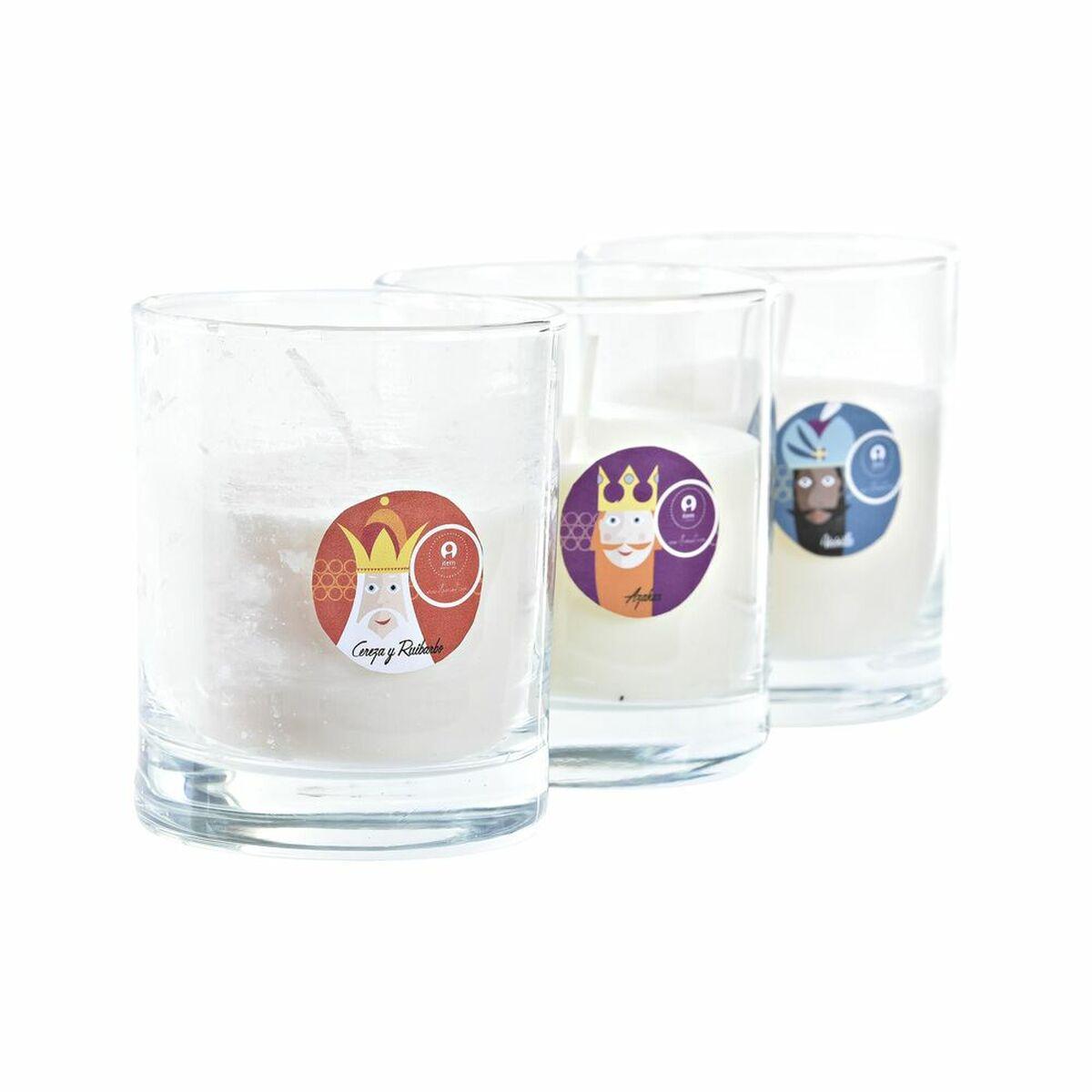 

Bougie DKD Home Decor Rois Mages (8 x 8 x 9 cm) (3 Unités)