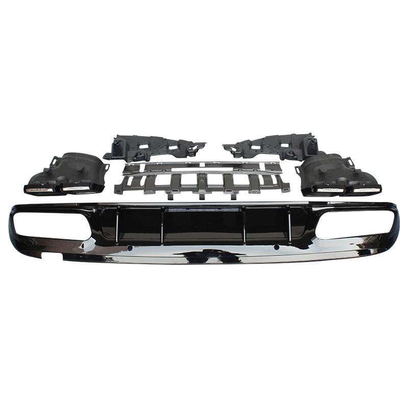 Mercedes-Benz C-Class W205 C63S Rear Lip Spoiler with AMG Tailpipe