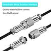 Mechanical Keyboard Aviator Adapter Coiled Cable Type C Phone Charging Cord USB Keyboard Aviation Connector Wire for Desktop PC