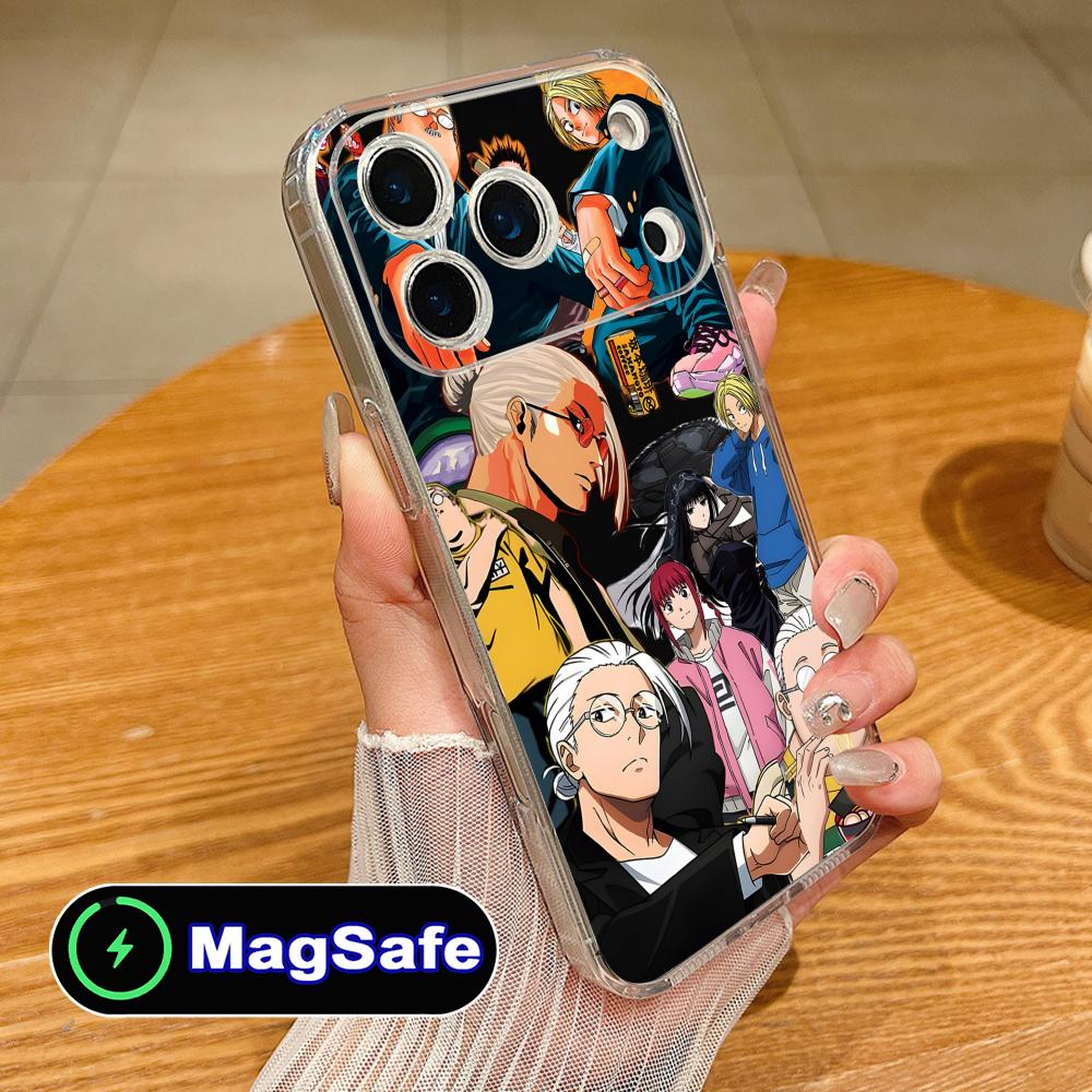 Sakamoto Days Mobile Phone Case for iPhone 17 16 15 14 13 12 11 Air Pro Max Plus Mini Magsafe Clear Colorful Cover Cover Pretty